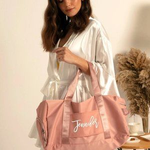 Personalized Duffle Bag, Custom Bridesmaid Gift, Duffel Bag, Fitness Bag, Gym Ba